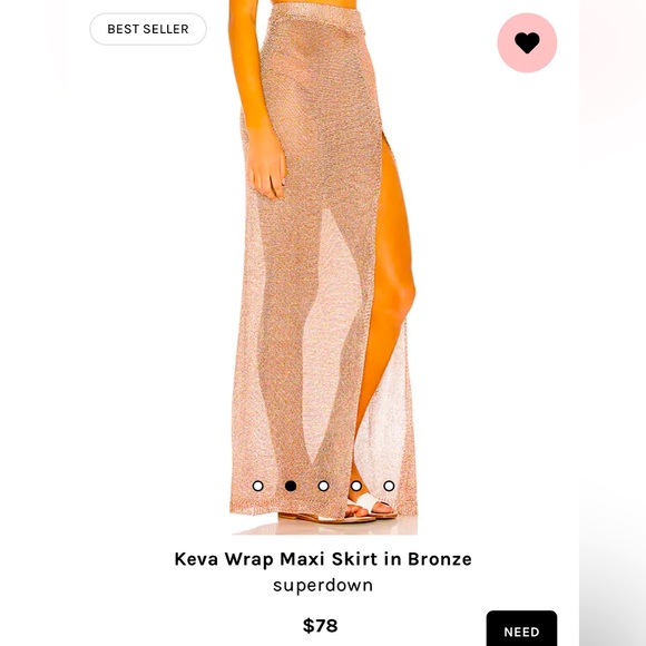 Superdown maxi skirt - Picture 1 of 5